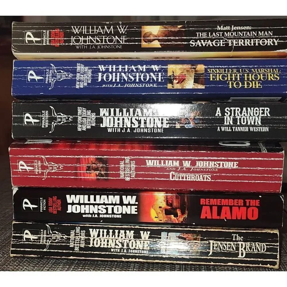 William W. Johnstone lot of 6 Western Cowboy paperbacks